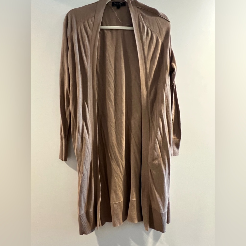 Cotton / silk cardigan